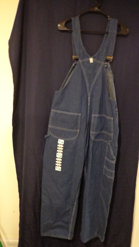 VINTAGE KEY IMPERIAL BIB OVERALLS NEW WITH STICKER 38 WAIST 29 LENGTH FARM WORK - Picture 5 of 8