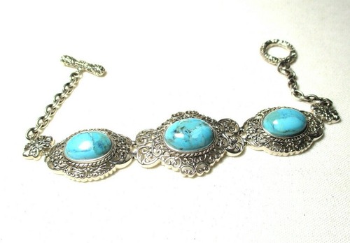 BBJ Sterling Silver Bracelet Turquoise