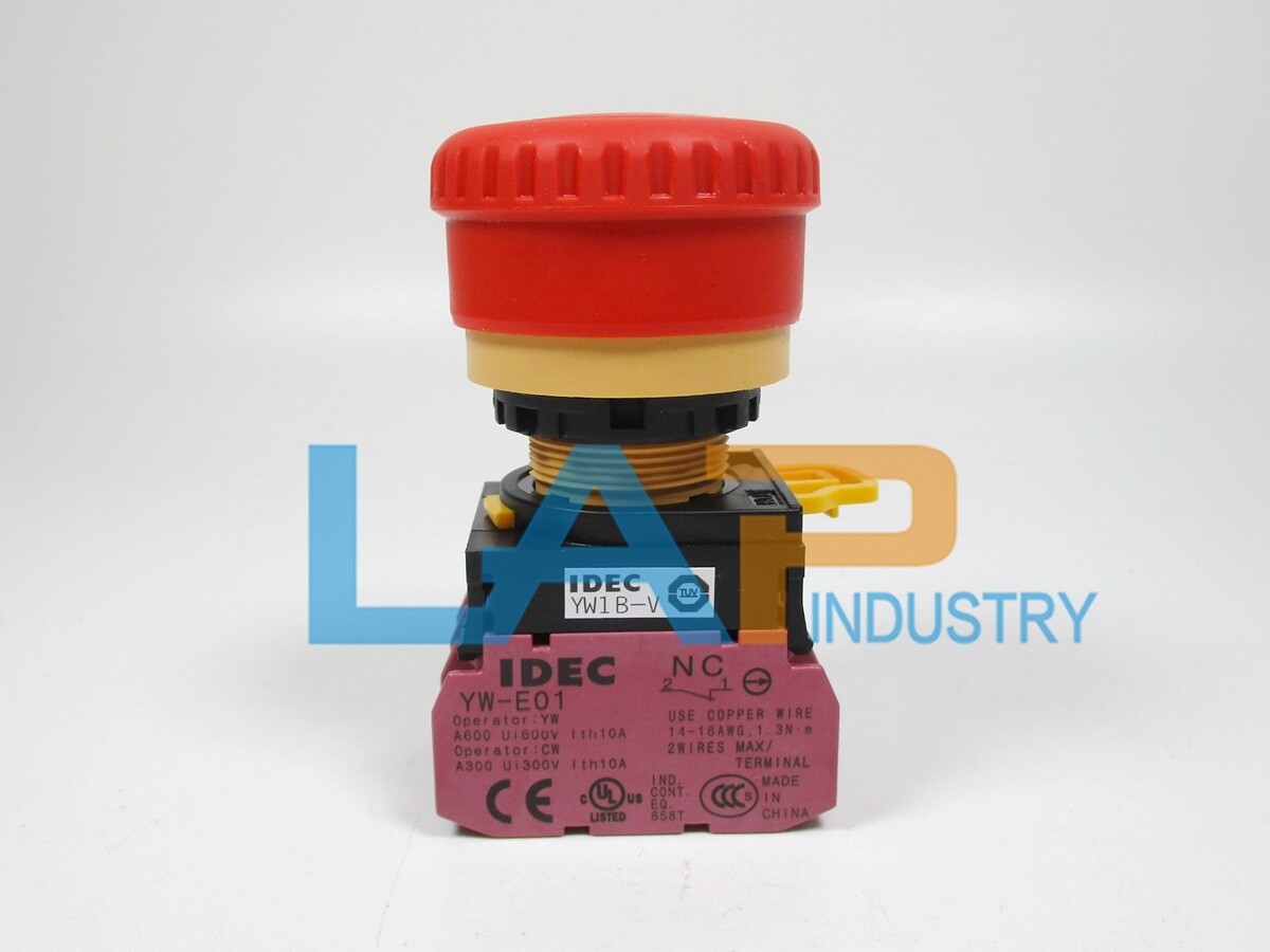 QTY:5 New For IDEC YW1B-V4E02R Emergency Stop Switches