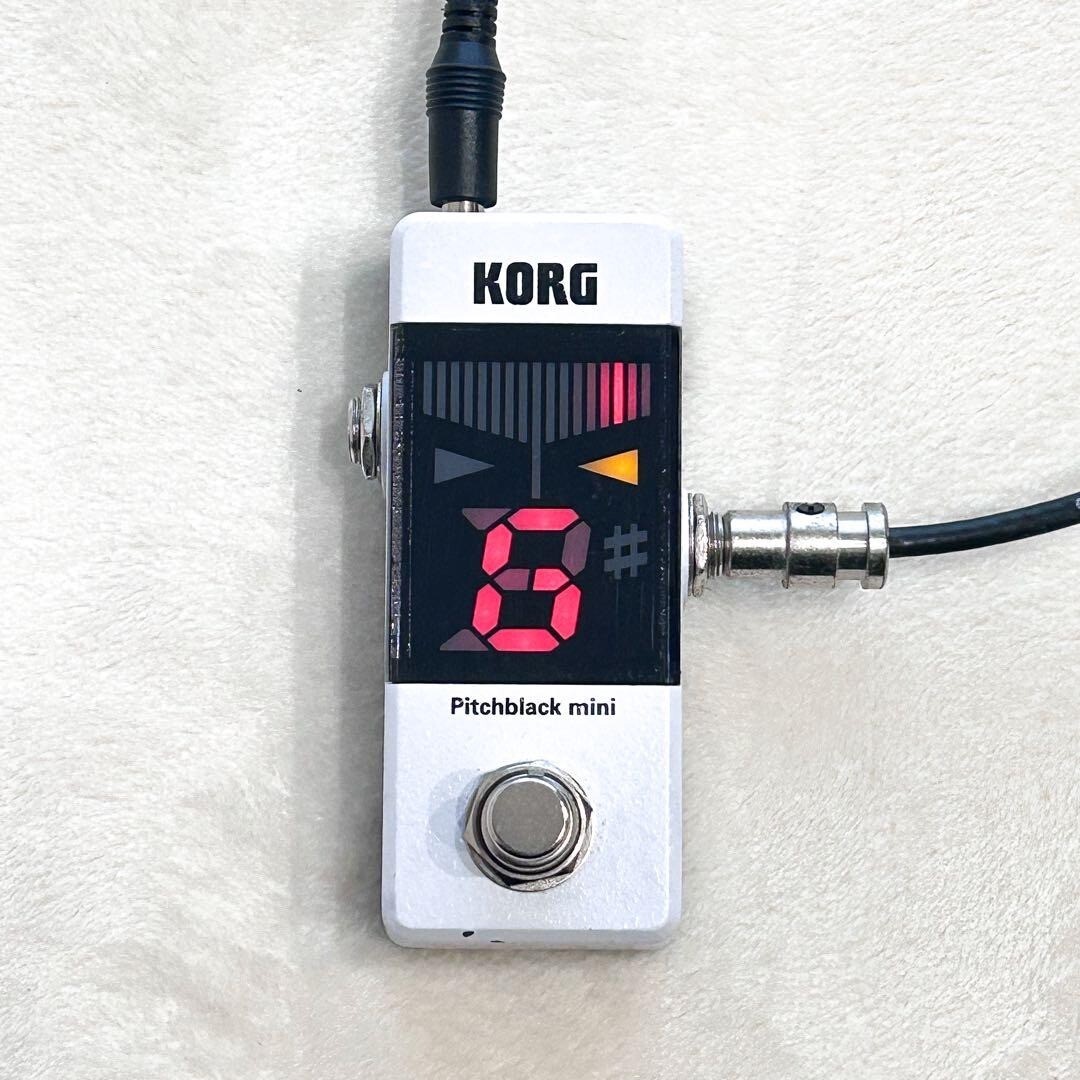 KORG Pitchblack mini デジタルチューナー ホワイト KORG Pitchblack mini デジタルチューナー ホワイト KORG