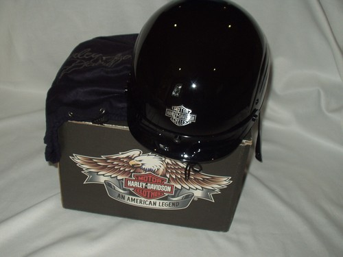CASCO HARLEY DAVIDSON® Motocicleta Skyline medio negro Talla XS con caja 2004 Usado en excelente condición - Imagen 2 de 11