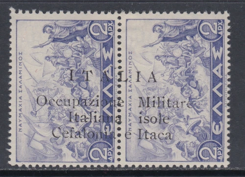 CEFALONIA - AGROSTOLI Overprint   Sassone n.17  MH*
