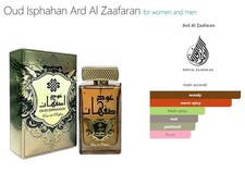 Ard Al‑Zaafaran Oud Isphahan EDP 100ml | Eau De Parfum 100ml | Unisex | New