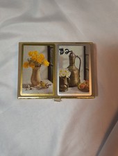 Congress Playing Cards Cel-U-Tone Finish Double Deck In Box Vintage