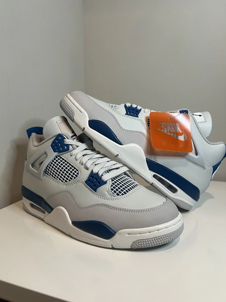 Jordan 4 Retro Azul Militar (2024) FV5029-141 Hombre Talla 10.5 - Envío Rápido Foto 4 de 4