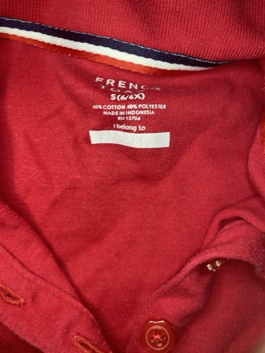 Lot Of 3 New French Toast School Polo Red Girls Short Sleeve Picot Collar S 6/6x - Picture 2 of 3