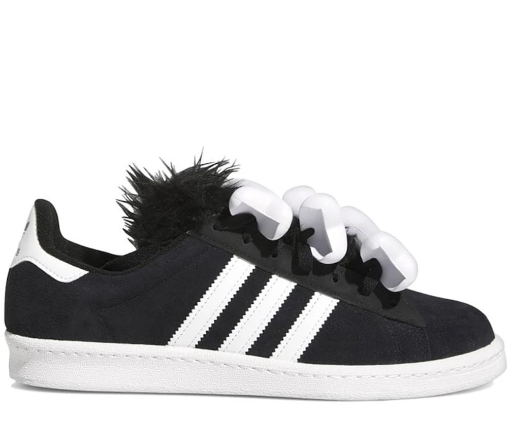 Size 8.5 - adidas Jeremy Scott x Campus 80s Bones - Black