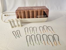 Vtg Clairol Deluxe Hairsetter Hot Rollers 14 Clips Extra Rollers C 40 Denmark