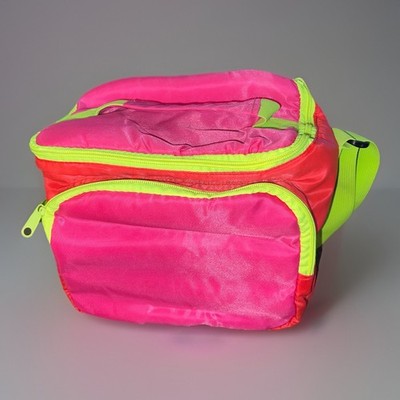 1616 Holdings, Inc. Pink & Yellow Neon Can Cooler 12 X 12 Fl. Oz. Capacity - New
