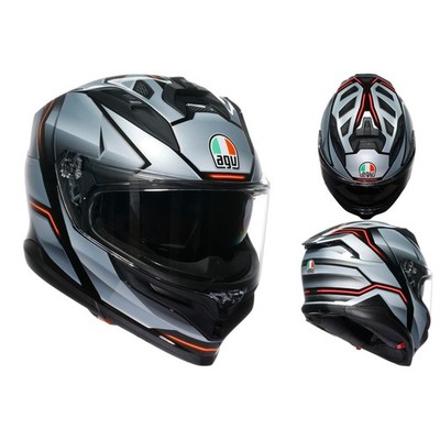 AGV Motorrad Helm K7 Jaeger - Sport Touring Integralhelm mit Sonnenblende