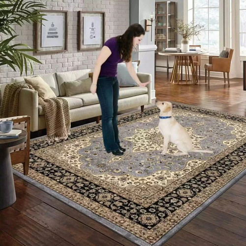 Traditional Large Rug Runner – Bedroom, Living Room Carpet & Hallway Floor Mat - Picture 24 of 25