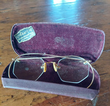 Vintage B  L 12k Gold Filled Eyeglasses Arco Full Vue Bausch Lomb Wire Rim