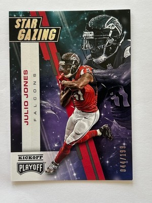 Julio Jones, 2017 Panini Playoff, Star Gazing Kickoff #5 #/199