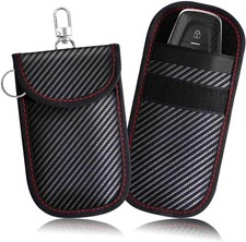 2 Pack Faraday Bags for Key Fob, Faraday Pouch Car Keys