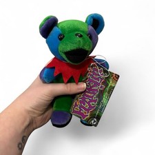 Grateful Dead FRANKLIN 7" Bean Bear Plush By Liquid Blue 1998 w/ tour tag