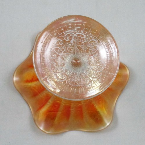 NORTHWOOD HERZEN & BLUMEN RINGELBLUME KARNEVAL GLAS KOMPOTT - Bild 4 von 4