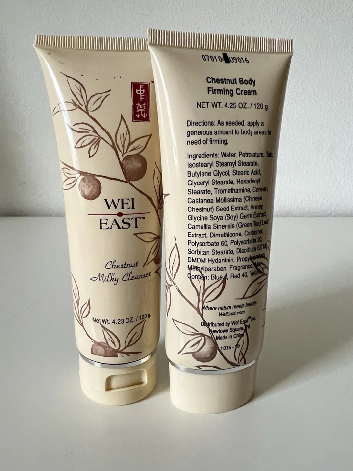 Wei East Chestnut Body Firming Cream & Milky Cleanser Set 4.2oz Each - Image 2 of 4
