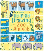 Fiona Watt | Step-By-Step Drawing Zoo Animals | Taschenbuch | Englisch (2021)