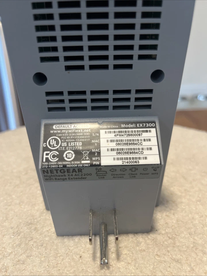 NETGEAR EX7300 Nighthawk X4 AC2200 WiFi Range Extender - Image 3 of 4