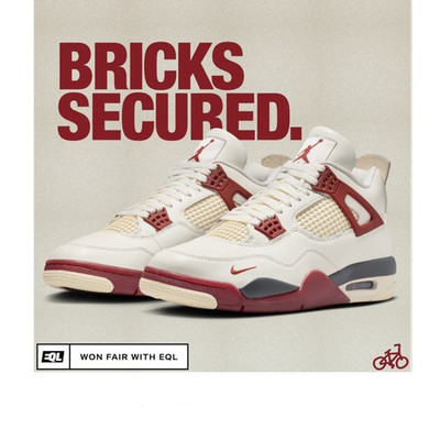 Jordan Air Jordan 4 Nigel Sylvester ''Brick After Brick'' Size 8