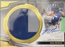 2024 Topps Five Star MAX MUNCY Jumbo Prime Game Used Auto Patch 19/50 