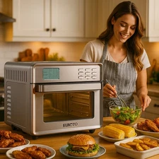 24 in 1 Multi-function Digital Air Fryer Oven with Large Capacity 26.8 qt