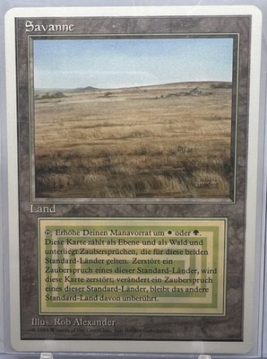 Savannah マジック：ザ・ギャザリング MTG Card - Revised Edition #285 - Savane/Savannah in French | eBay