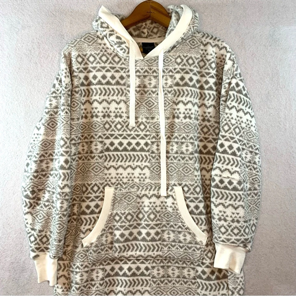 Vestido de pijama de lana con capucha Cuddl Duds para mujer talla S Southwestern acogedor salón de cabina Foto 2 de 4