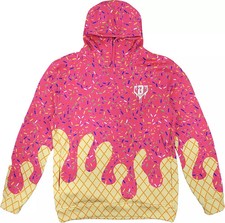 HOT DEAL Baseball Lifestyle 101 Boys' Ice Cream Hoodie, Strawberry