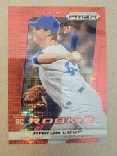 2013 Panini Prizm - Aaron Loup #258 Red Pulsar Prizm (RC)