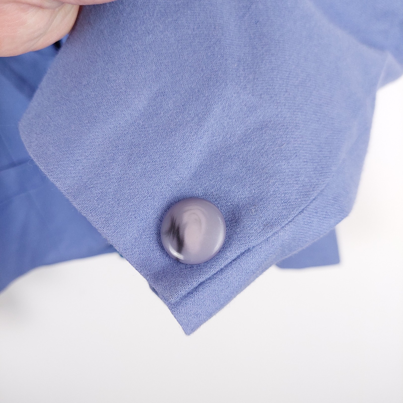 Pendleton Women's Light Blue 100% Wool Single But… - image 5