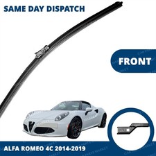 Front Windscreen 21" 19" Flat Aero Wiper Blade for Alfa Romeo 4C 2014-2019