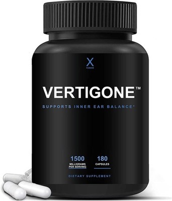 HUMANX VertiGone - Vertigo Relief - Time-Tested 180 Count (Pack of 1) 