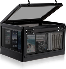 Lalifebuss 24L Lockable Storage Box for Office, School, and Home Use