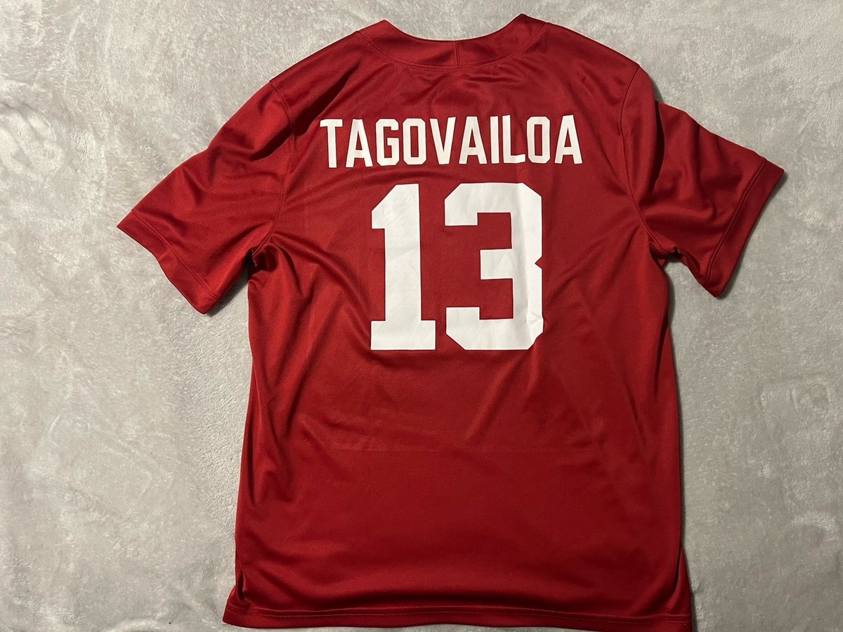 Tua Tagovailoa #13 Alabama Crimson Tide Nike Dri-FIT Team Jersey