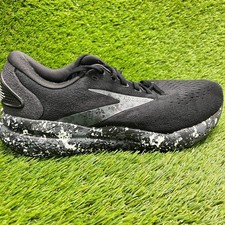 Brooks Ghost 16 Mens Size 10 Black White Athletic Running Walking Shoes Sneakers