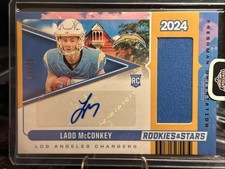 2024 Rookies & Stars Freshman Orientation Ladd McConkey RPA #FO-LMY 13/99