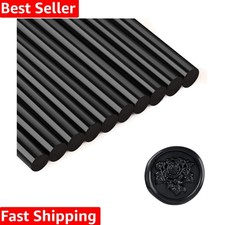 Full-Size Black Sealing Wax Sticks - Versatile Crafting for Parties and Gifts