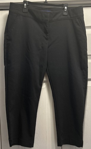 Apt 9 Torie schwarze Cropped Hose Caprihose Größe 10 Top Zustand