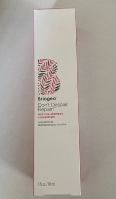 Briogeo Don't Despair Repair Rich Rice Water Shampoo Treatment 3oz NEW Full Size