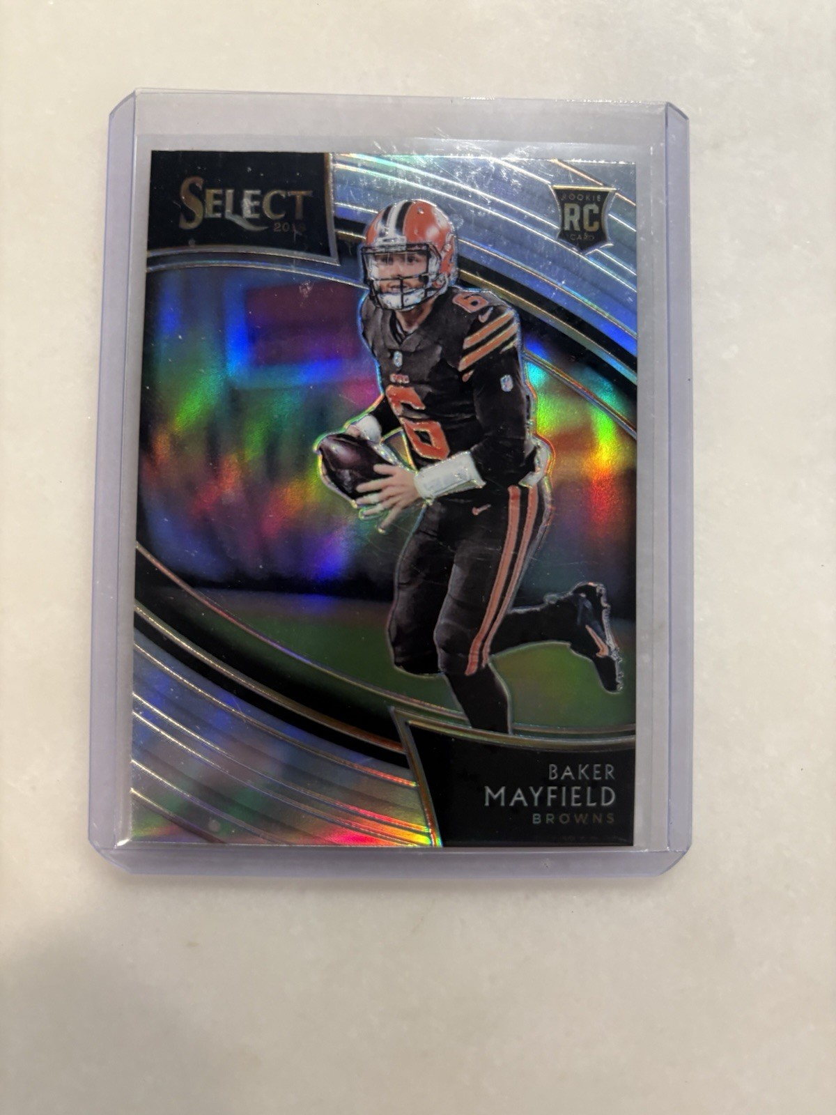 Baker Mayfield Rookie RC Silver Prizm 2018 Panini Select Field Level #204