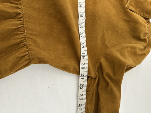 J Crew Corduroy Collared Tiered Shirtdress Brown Preppy Sz 12 Boho Cottagecore - Picture 8 of 10