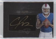 2016 Panini Black Gold Metallic Marks White 10/50 Cardale Jones #MM1 Auto jn3