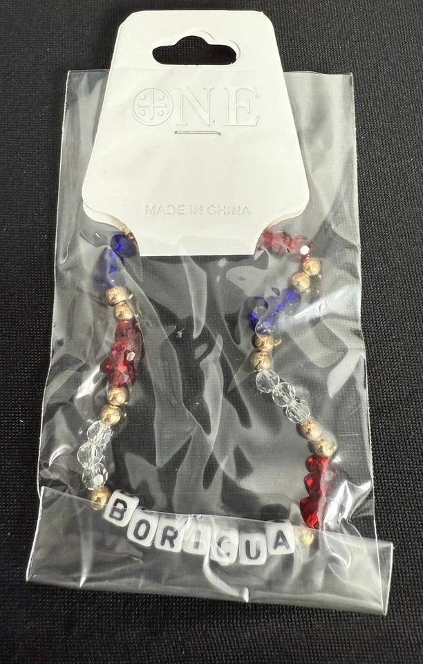 Puerto Rico Bracelet letter with Boricua - Image 4 of 4