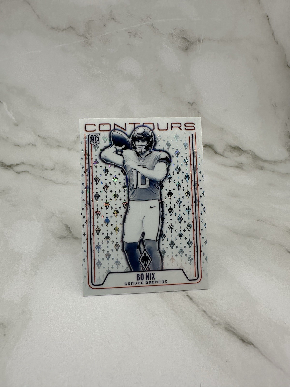 2024 Panini Phoenix - Bo Nix - Rookie Contours Lazer