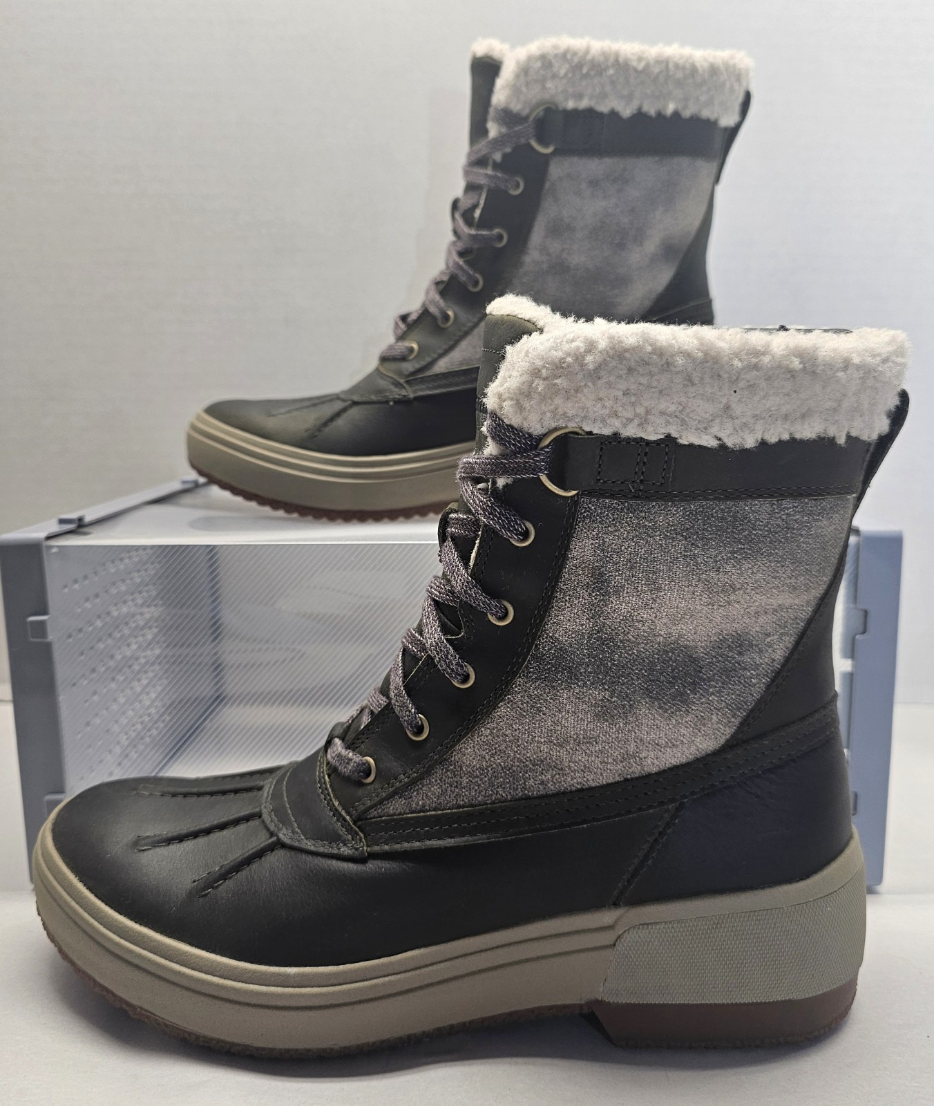 Stivali Merrell donna Olive Haven metà pizzo impermeabili impermeabili taglia 9