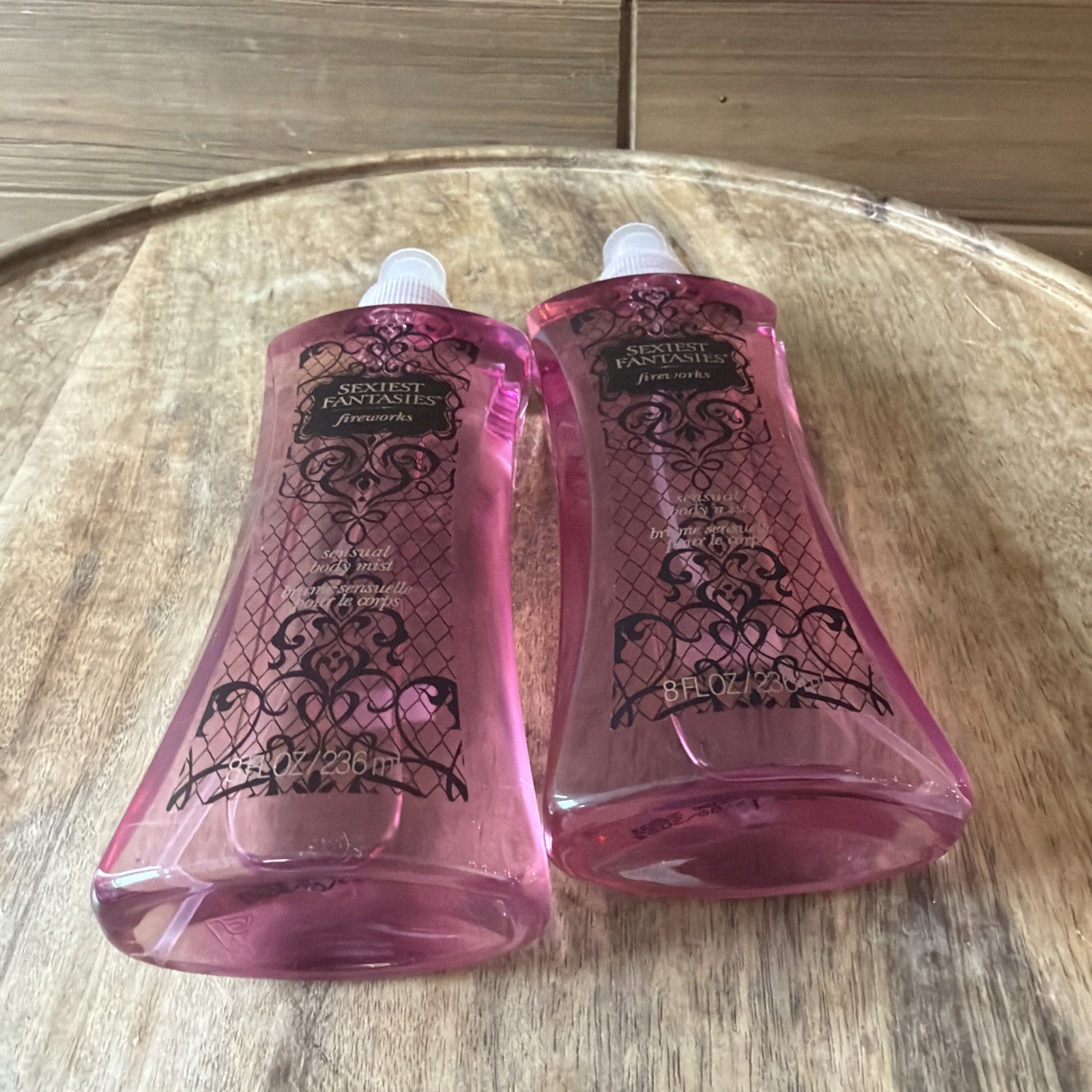 (2) Sexiest Fantasies FIREWORKS  8 oz. Fragrance Body Spray for Women