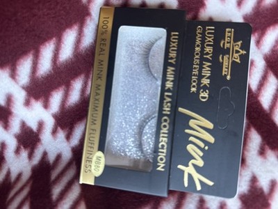 3D Mink Eyelashes Full Volume Black Glamorous Reusable