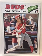 2026 Topps Heritage Sal Stewart #221 Cincinnati Reds Rookie Card (RC)