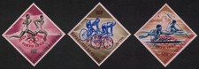 Juegos Olímpicos Tokio ROJO embalaje original 3v Guinea 1964 MNH SG#439-441 MI#239a-241